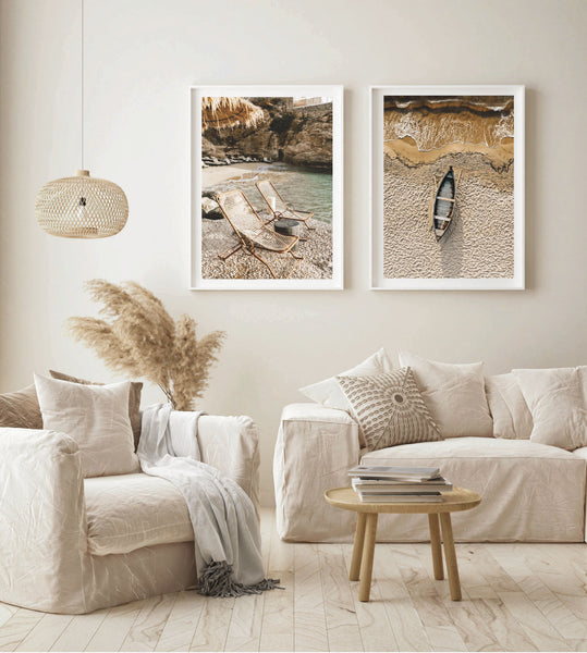 Beach Chairs Print