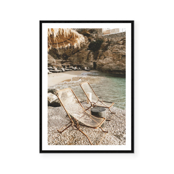 Beach Chairs Print