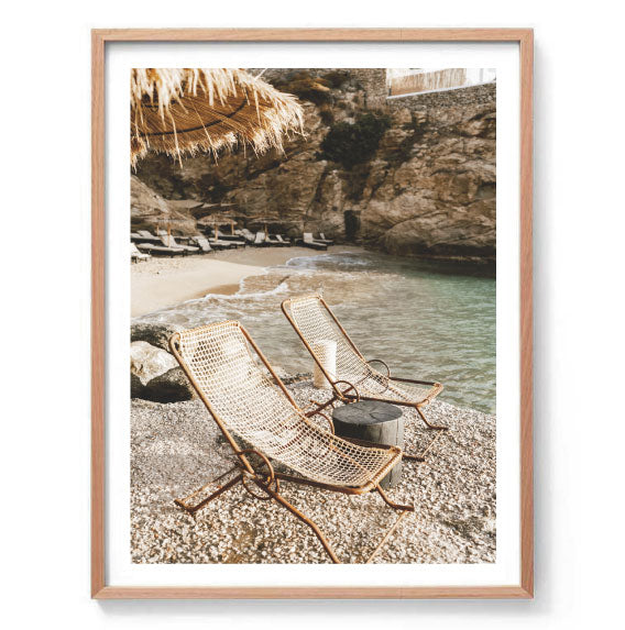 Beach Chairs Print