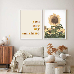 You are my Sunshine + Sunflowers Print Set