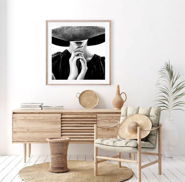 Beautiful Woman Print-Art for Interiors-Online Framed-Australian Made Wall Art-Milk n Honey Designs
