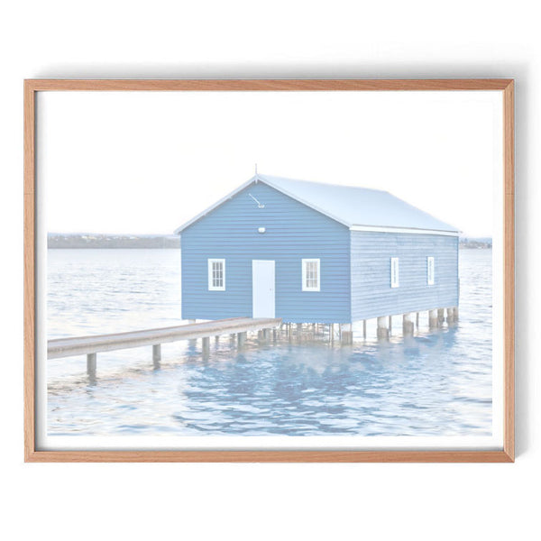 Boat House Print-Art for Interiors-Online Framed-Australian Made Wall Art-Milk n Honey Designs