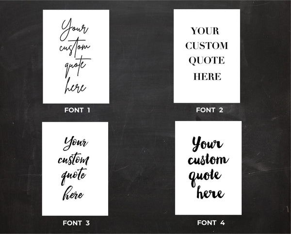 Custom Print Personalised with Your Own Quote-Prints for - COUPLES,CUSTOM - Love and Family Prints-Online Framed-Australian Made Wall Art-Milk n Honey Designs