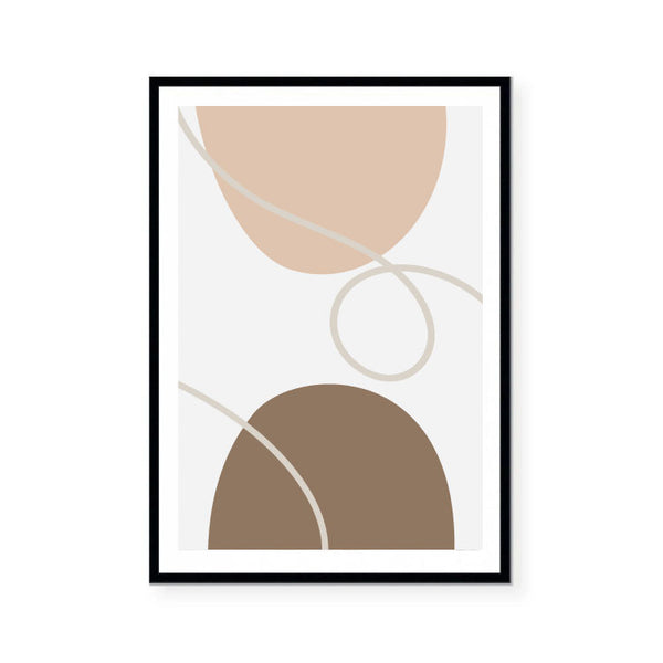 Entwined Abstract Print-Art for Interiors-Online Framed-Australian Made Wall Art-Milk n Honey Designs