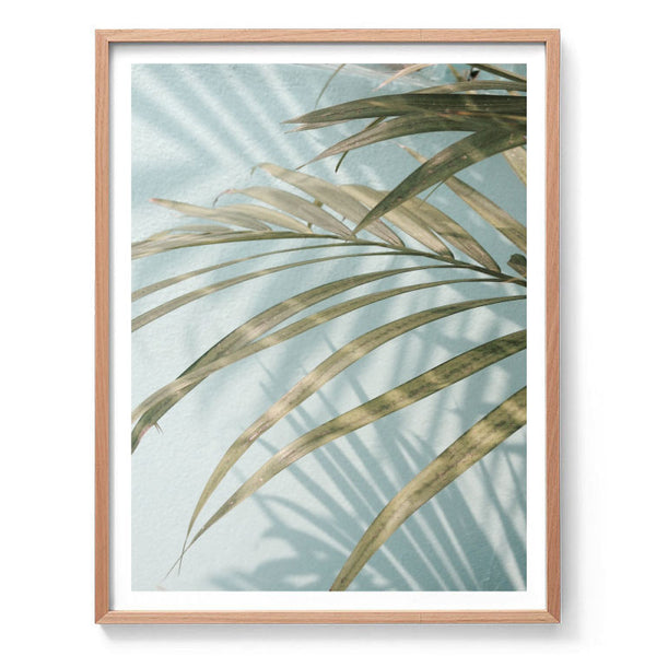 Golden Palm Print-Art for Interiors-Online Framed-Australian Made Wall Art-Milk n Honey Designs