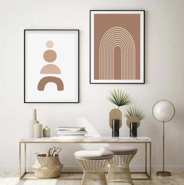Layer by Layer Abstract Print-Art for Interiors-Online Framed-Australian Made Wall Art-Milk n Honey Designs