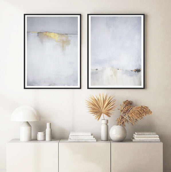 On the Horizon I Abstract Print-Art for Interiors-Online Framed-Australian Made Wall Art-Milk n Honey Designs