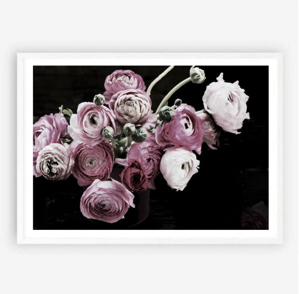 Still Life Flowers Photography Print-Art for Interiors-Online Framed-Australian Made Wall Art-Milk n Honey Designs