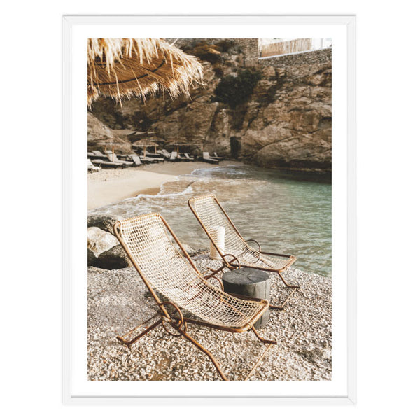 Beach Chairs Print