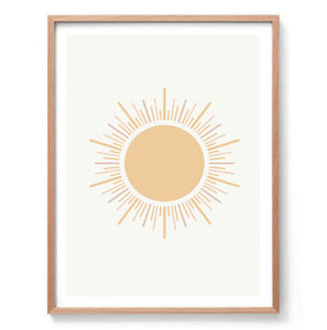 Sun Illustration Print