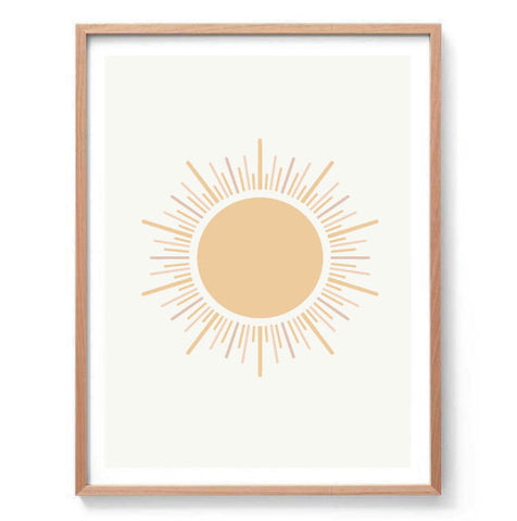 Sun Illustration Print