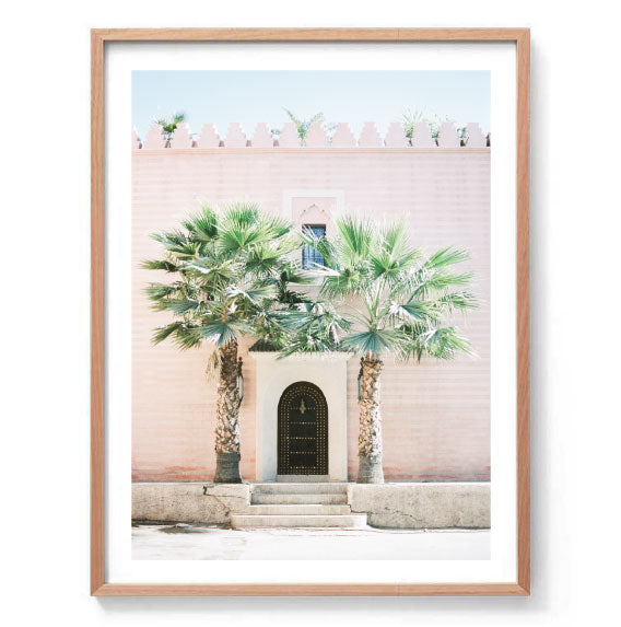 Moroccan Palms Print