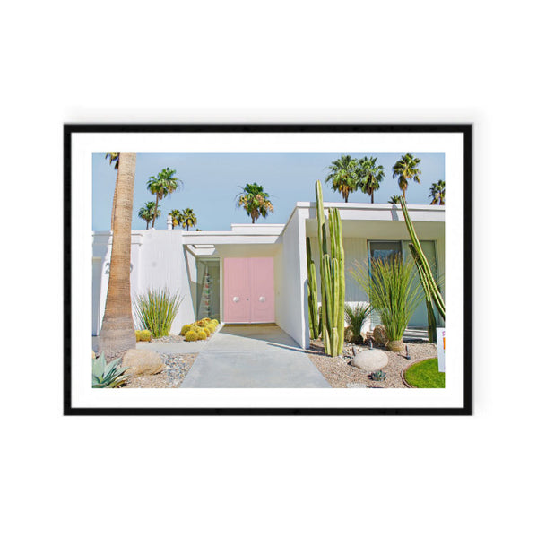 Palm Springs Pink Door Print