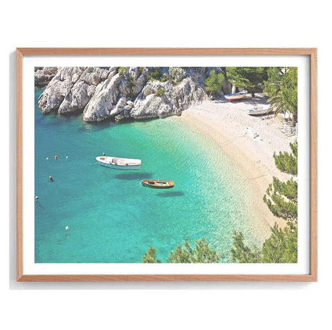Turquoise Cove 60x90 Print Unframed