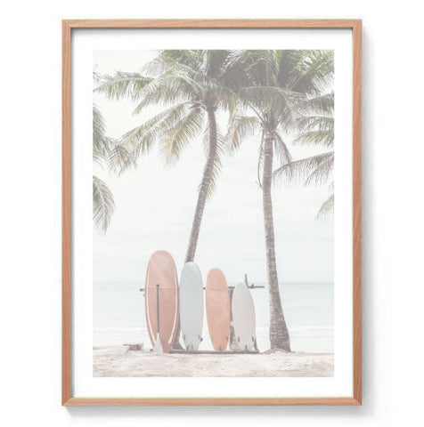 Waiting for the Surf Print