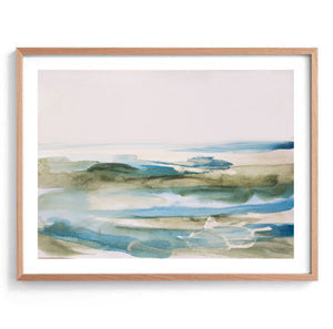 Watercolour Landscape Abstract Print