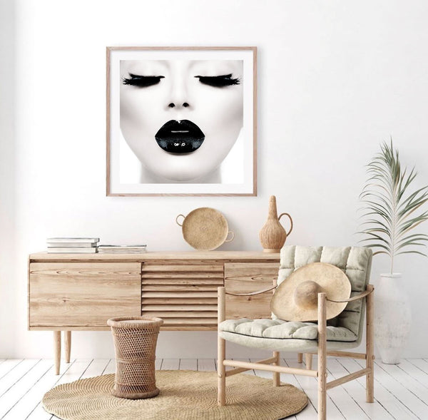 The Perfect Pout Print-Art for Interiors-Online Framed-Australian Made Wall Art-Milk n Honey Designs