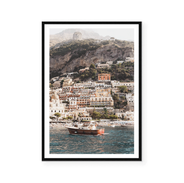 Amalfi Boat Print