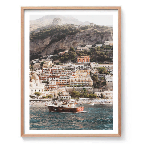 Amalfi Boat Print