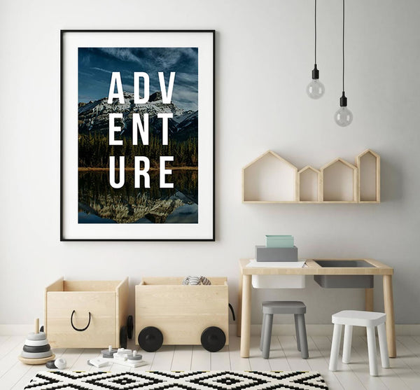 Adventure Print-Prints for - BOYS-Online Framed-Australian Made Wall Art-Milk n Honey Designs