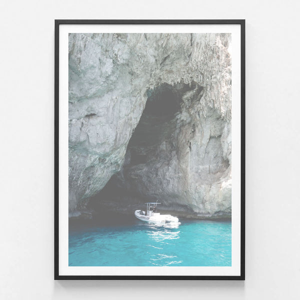 Capri Boat Print-Art for Interiors-Online Framed-Australian Made Wall Art-Milk n Honey Designs