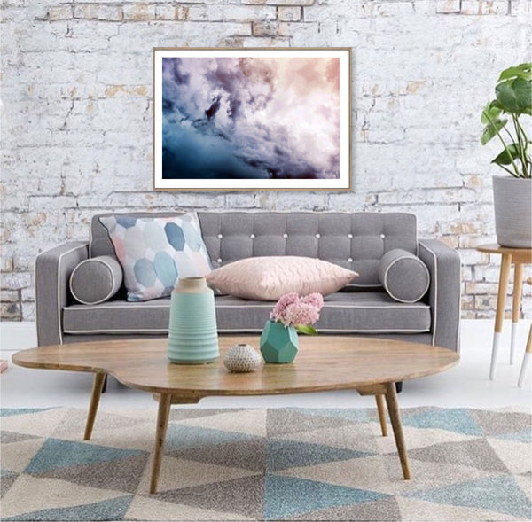 Cloudscape Print-Art for Interiors-Online Framed-Australian Made Wall Art-Milk n Honey Designs