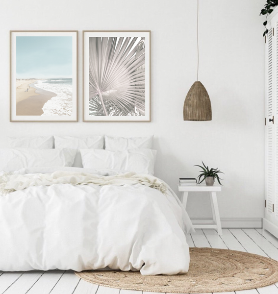 Dried Fan Palm Print-Art for Interiors-Online Framed-Australian Made Wall Art-Milk n Honey Designs