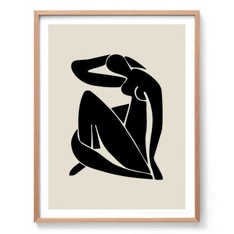 Matisse Figure Print-Art for Interiors-Online Framed-Australian Made Wall Art-Milk n Honey Designs