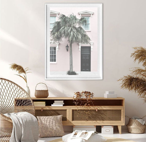 Palm Doorway Print-Art for Interiors-Online Framed-Australian Made Wall Art-Milk n Honey Designs
