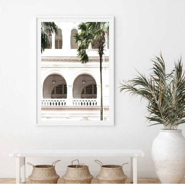 Palm Hotel Print-Art for Interiors-Online Framed-Australian Made Wall Art-Milk n Honey Designs