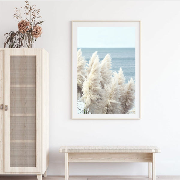 Pampas by the Sea Unframed A2-Art for Interiors-Online Framed-Australian Made Wall Art-Milk n Honey Designs