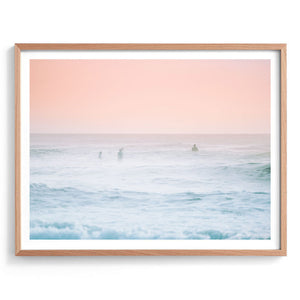Pastel Surf Print-Art for Interiors-Online Framed-Australian Made Wall Art-Milk n Honey Designs