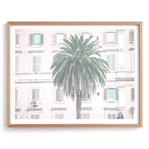 Pink Italian Villa Print-Art for Interiors-Online Framed-Australian Made Wall Art-Milk n Honey Designs