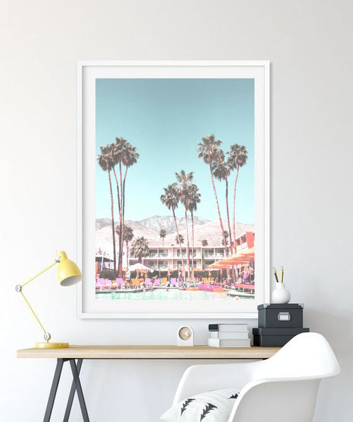 Saguaro Hotel Palm Springs 60x90cm Print