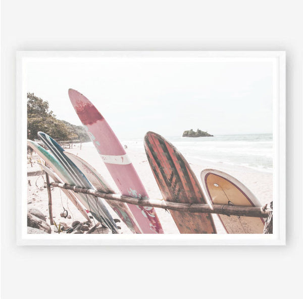 Surfs Up Print-Art for Interiors-Online Framed-Australian Made Wall Art-Milk n Honey Designs