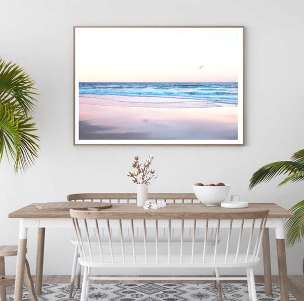 Waters Edge Ocean Photography Print-Art for Interiors-Online Framed-Australian Made Wall Art-Milk n Honey Designs