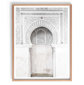 White Moroccan Door Unframed 60x90cm-Art for Interiors-Online Framed-Australian Made Wall Art-Milk n Honey Designs