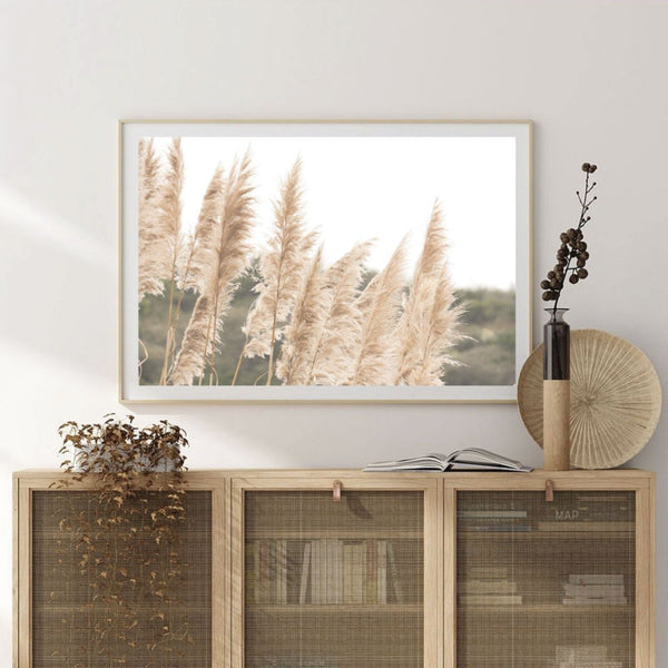 Wild Pampas Print-Art for Interiors-Online Framed-Australian Made Wall Art-Milk n Honey Designs