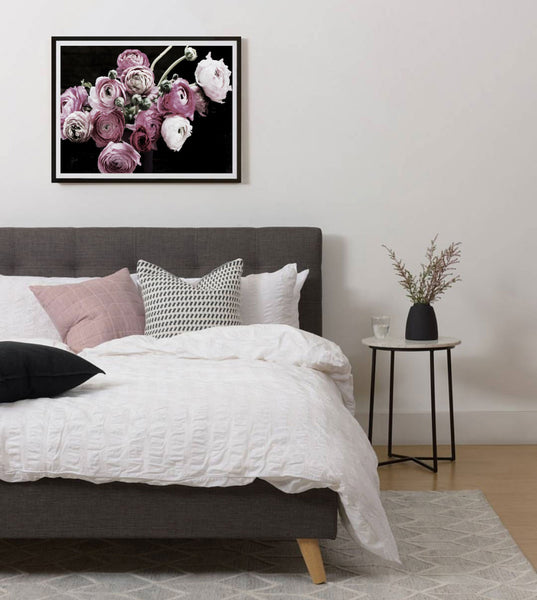 Still Life Flowers Photography Print-Art for Interiors-Online Framed-Australian Made Wall Art-Milk n Honey Designs