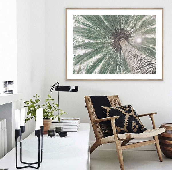Beneath the Palms Print-Art for Interiors-Online Framed-Australian Made Wall Art-Milk n Honey Designs