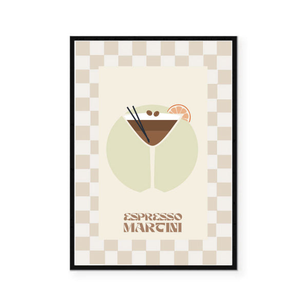 Espresso Martini Illustration Print